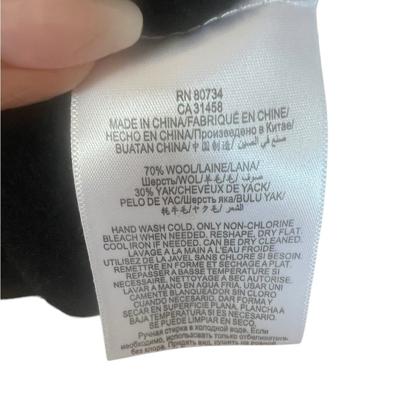 BCBG MaxAzria Sweater – Karlie, Gray & Black | Size Small - Picture 8 of 9